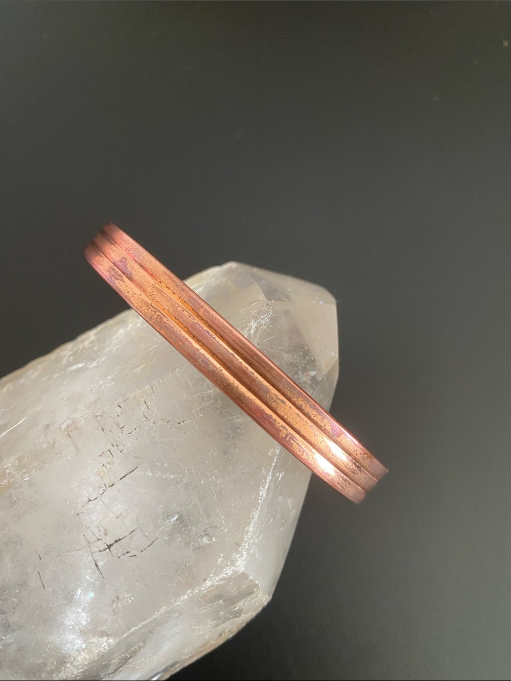 Vintage SABONA London Copper Cuff Bracelet Magnetic Ends